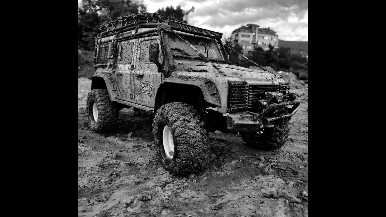 Realistic Rc Car Trx4 Defender - Scale Driving, Bashing, Extreme Mud