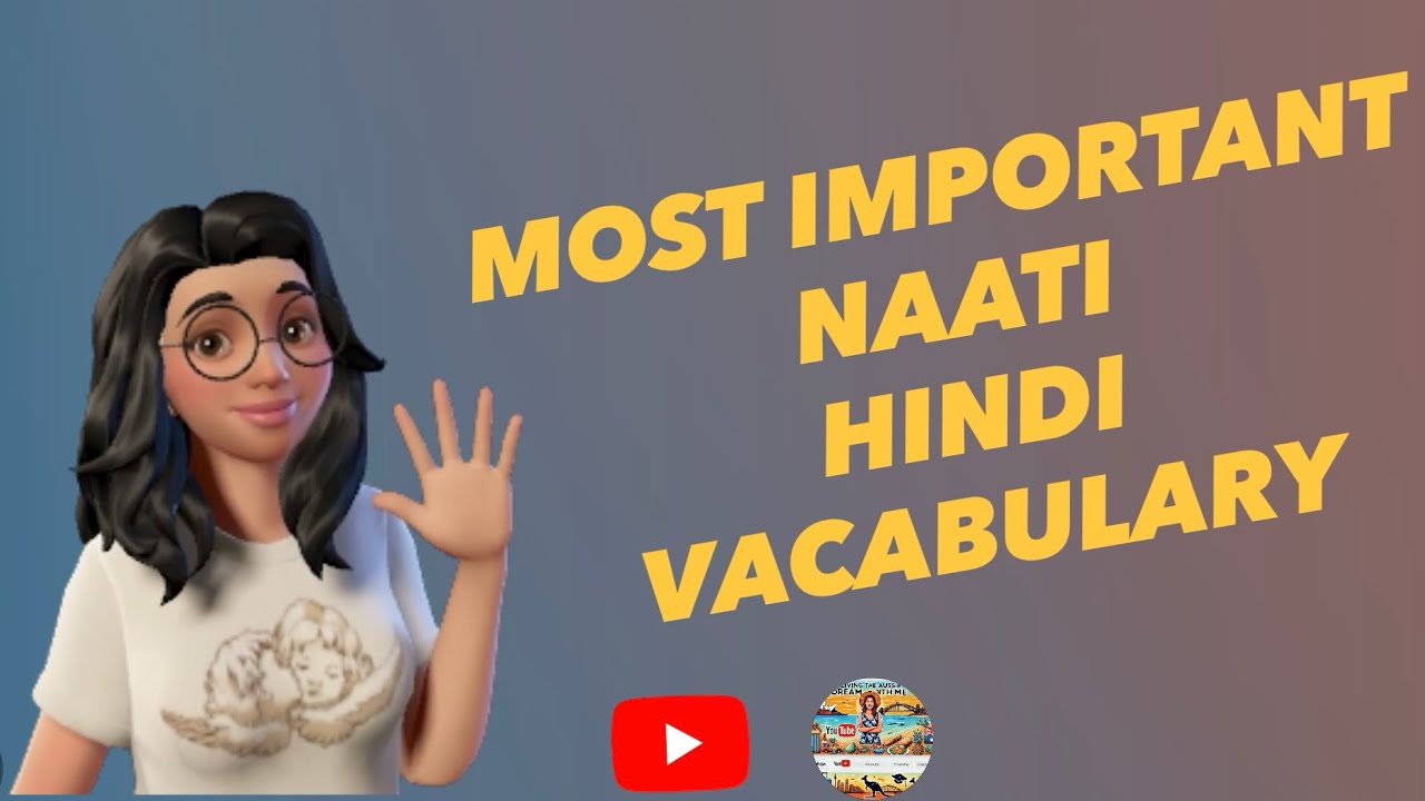 Naati most important vocab/ 7 days preparation time/ Naati in Hindi CCL exam in Australia/ 900 vocab