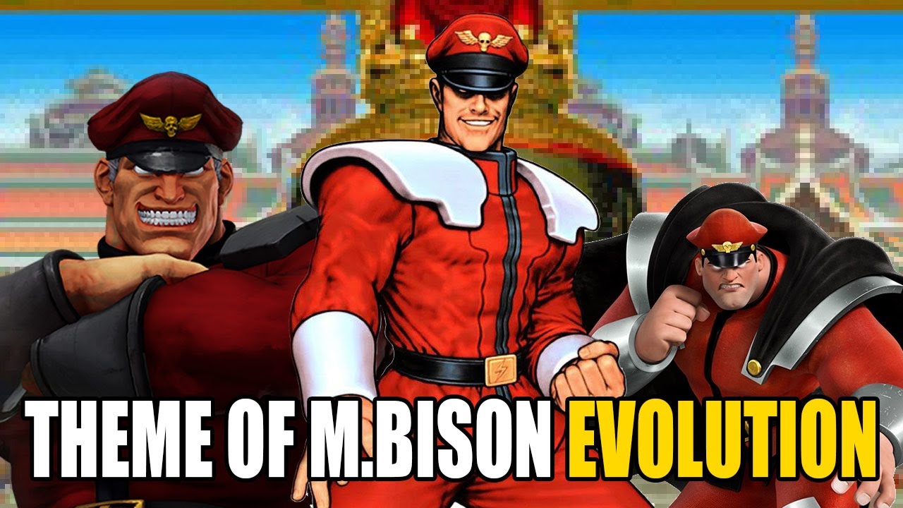 Evolution of M.Bison (Dictator) Theme from Street Fighter 2 | 1991 - 2024