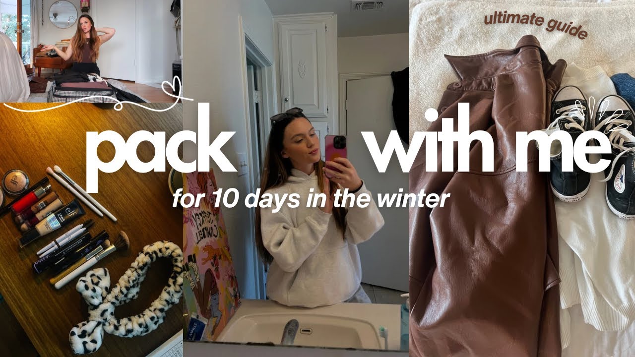 PACK WITH ME: what to pack for winter trip + ultimate packing guide