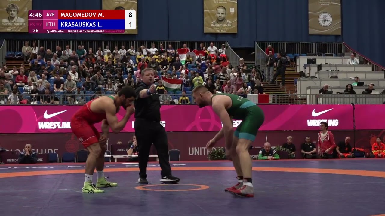 Qual. FS - 97 kg: M. MAGOMEDOV (AZE) v. L. KRASAUSKAS (LTU)