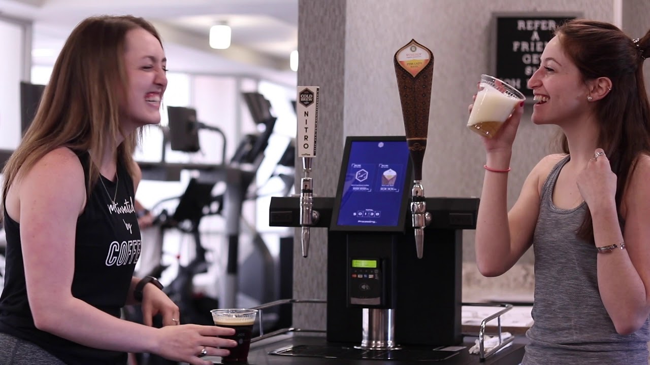Kegerator Vending Machine Fitness Center Full