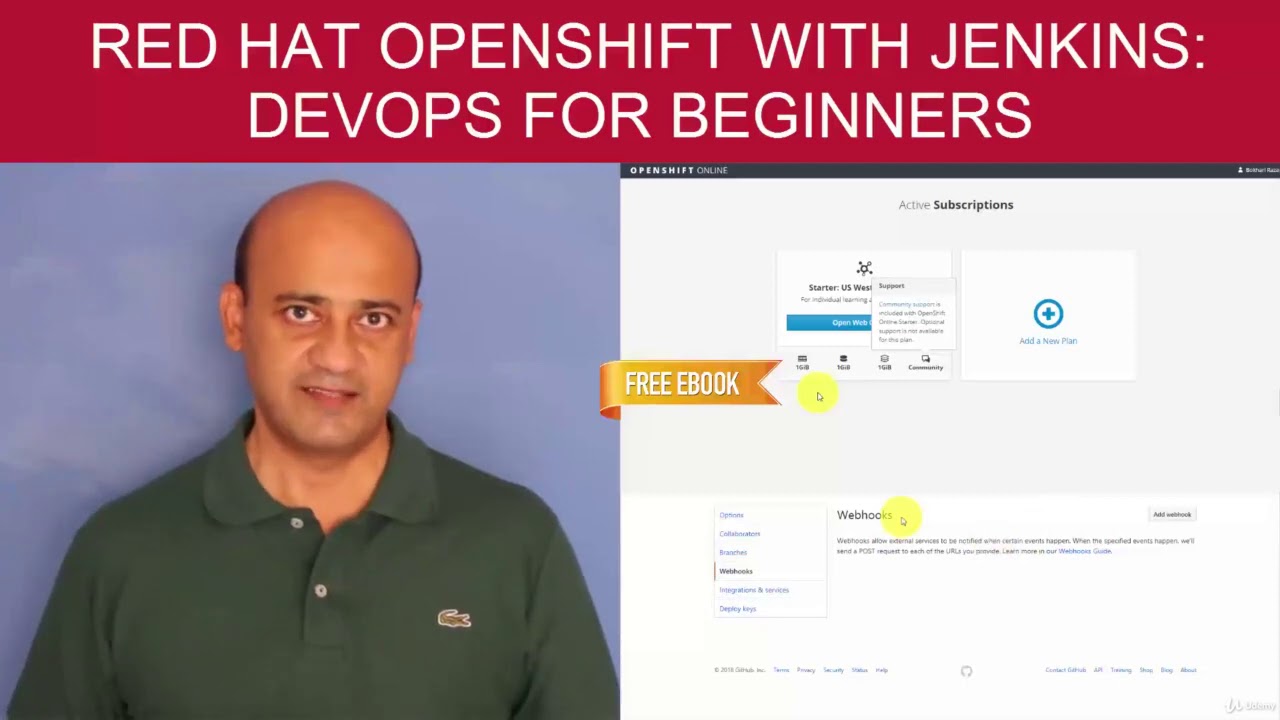 Red Hat OpenShift With Jenkins: DevOps For Beginners - learn OpenShift