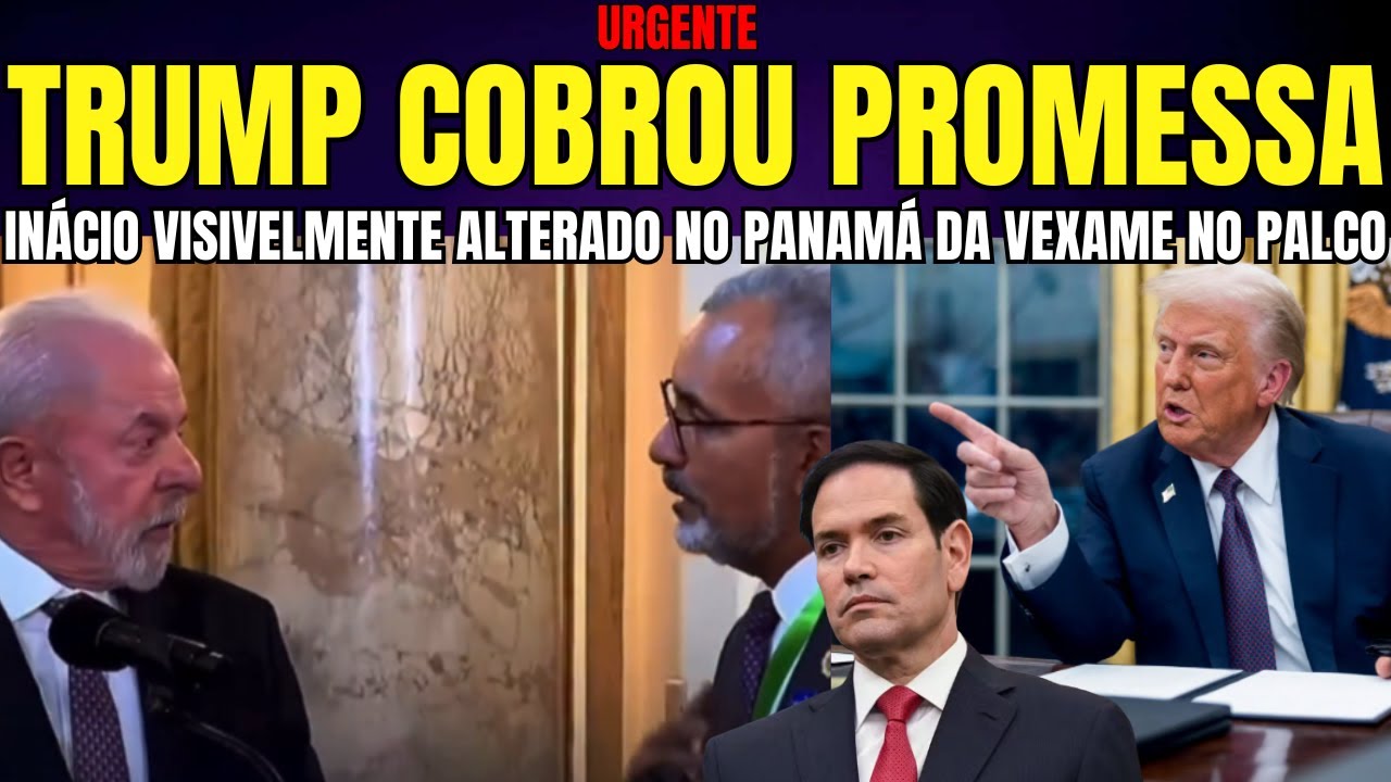 URGENTE INÁCIO ALTERADO NO PALCO DA VEXAME NO PANAMÁ E É IMPEDIDO DE ENTRAR EM INSTALAÇÕES DOS EUA