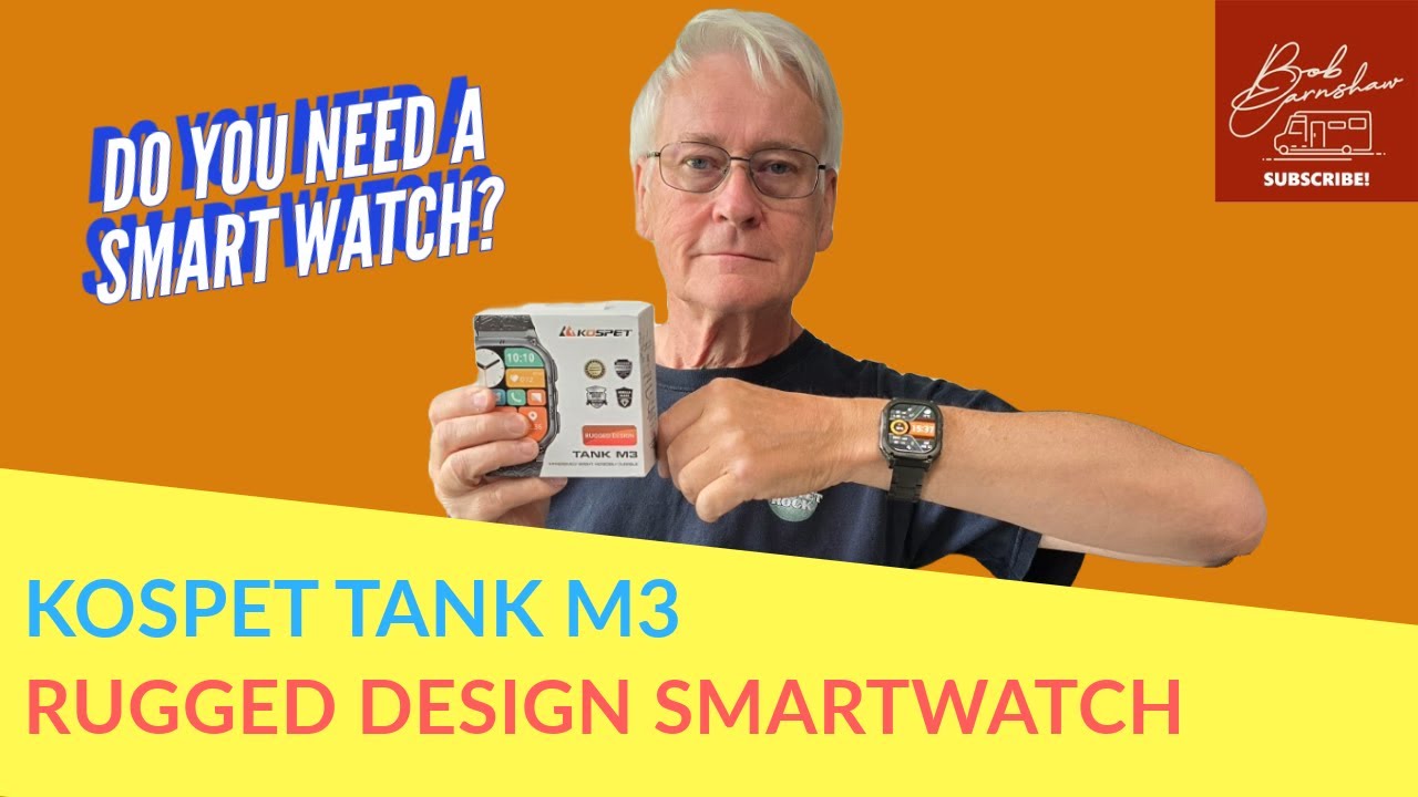 Kospet Tank M3 Rugged Smart Watch | Health Monitoring