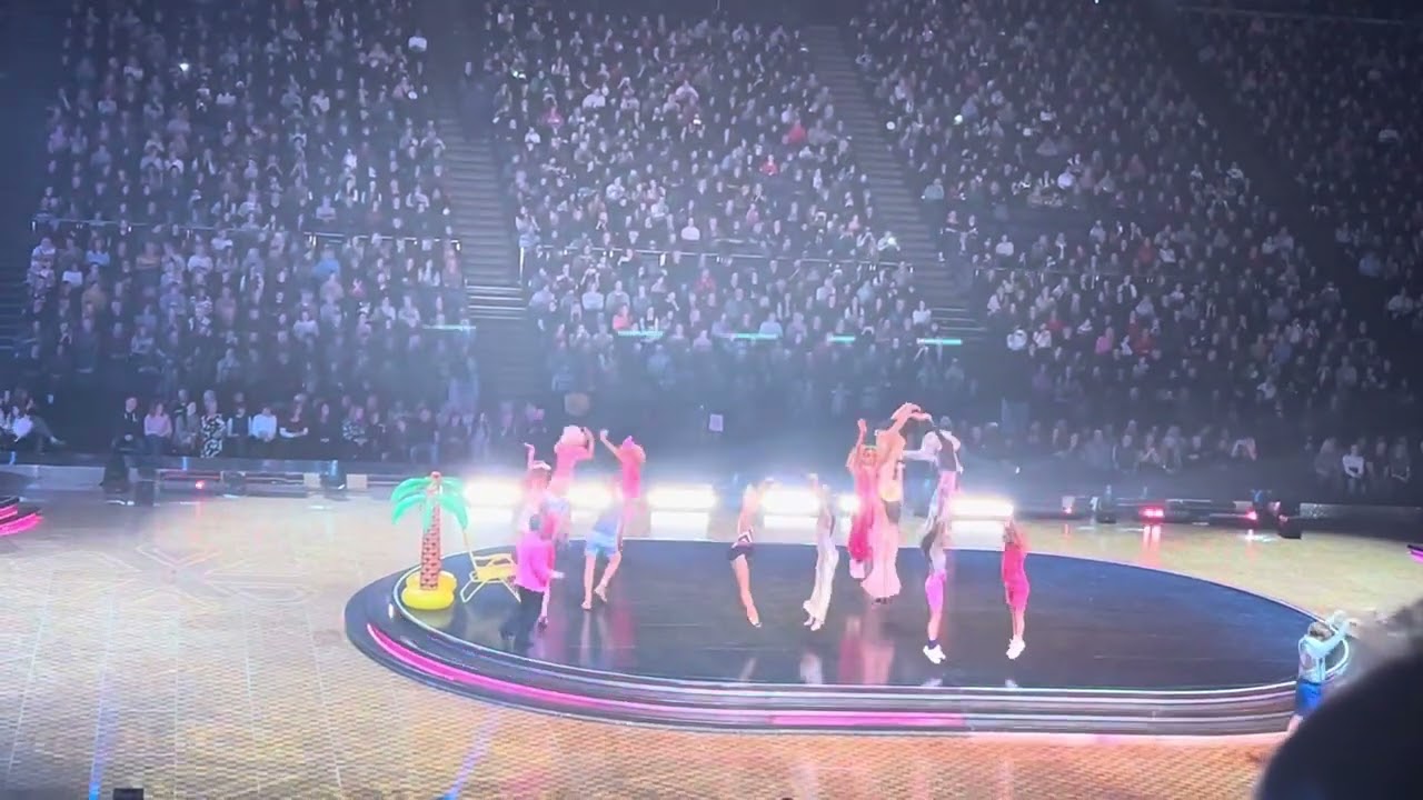 Strictly come dancing live tour 2024. London. The pros dance the Barbie routine. 11th February 2024.