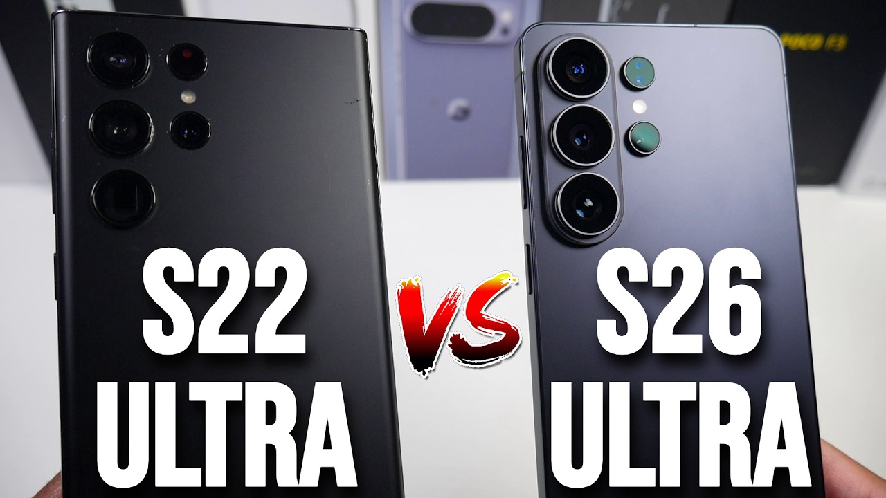 Samsung Galaxy S22 Ultra против Samsung Galaxy S26 Ultra! (Сравнение камер, PUBG, дисплея и скоро...