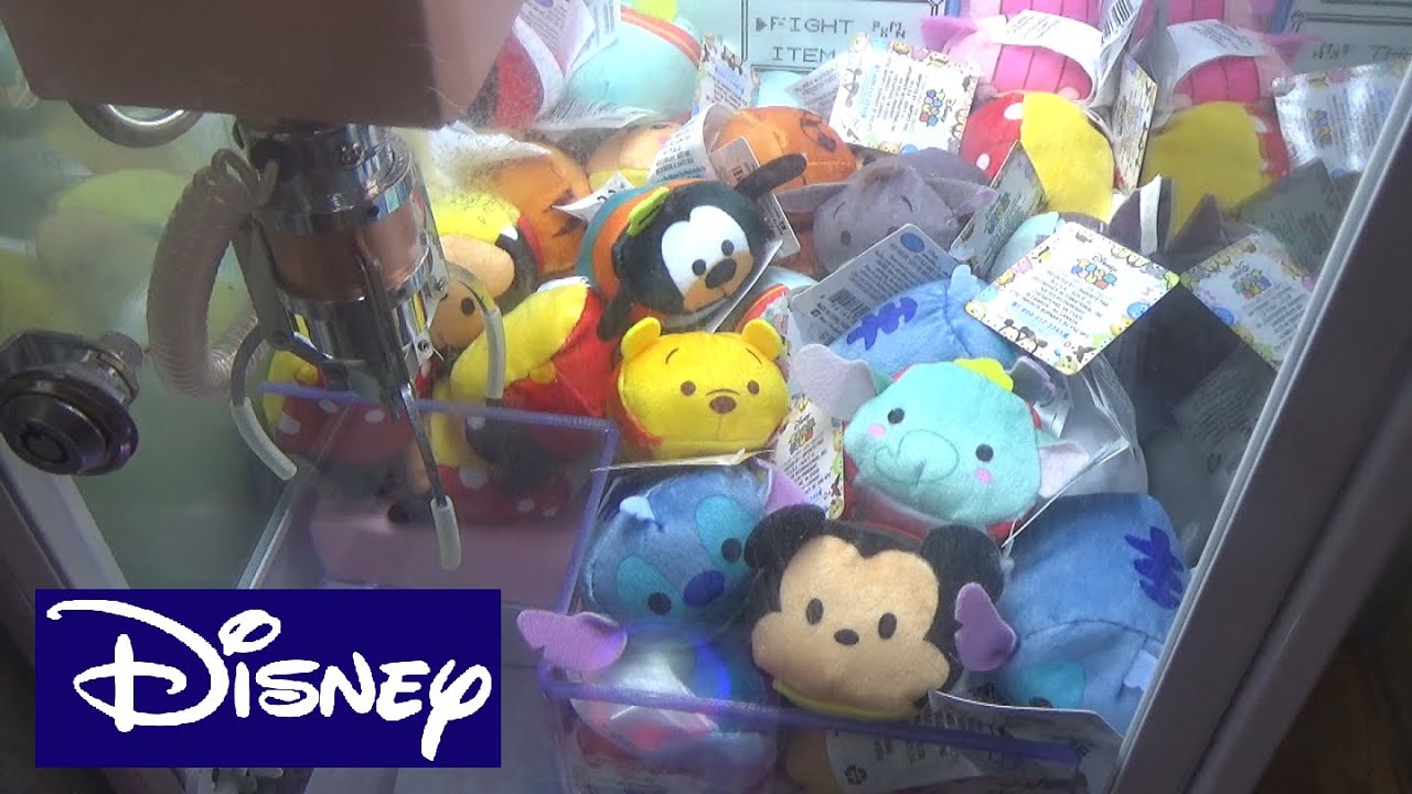 I Won Disney Tsum Tsum Plushies In My Claw Machine!
