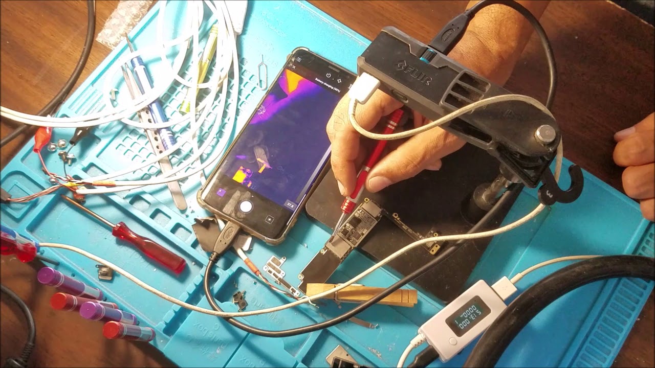 iphone 8 plus no power IC power getting hot shorted in line pp3v0 nand