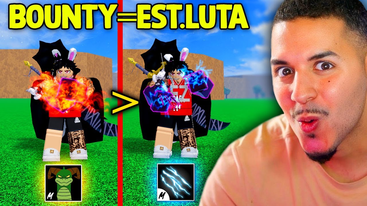 CADA BOUNTY EU MELHORO O ESTILO DE LUTA NO BLOX FRUITS 🔥