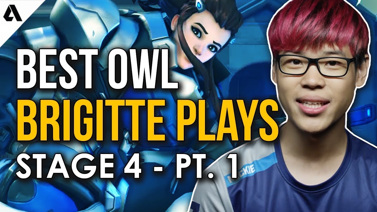 Best Overwatch League Brigitte Plays | OWL Stage 4 Pt. 1