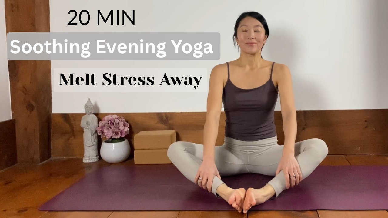 20 Minute Soothing Evening Yoga ㅣ Melt Away Stress with this Slow Stretch before Bedtime