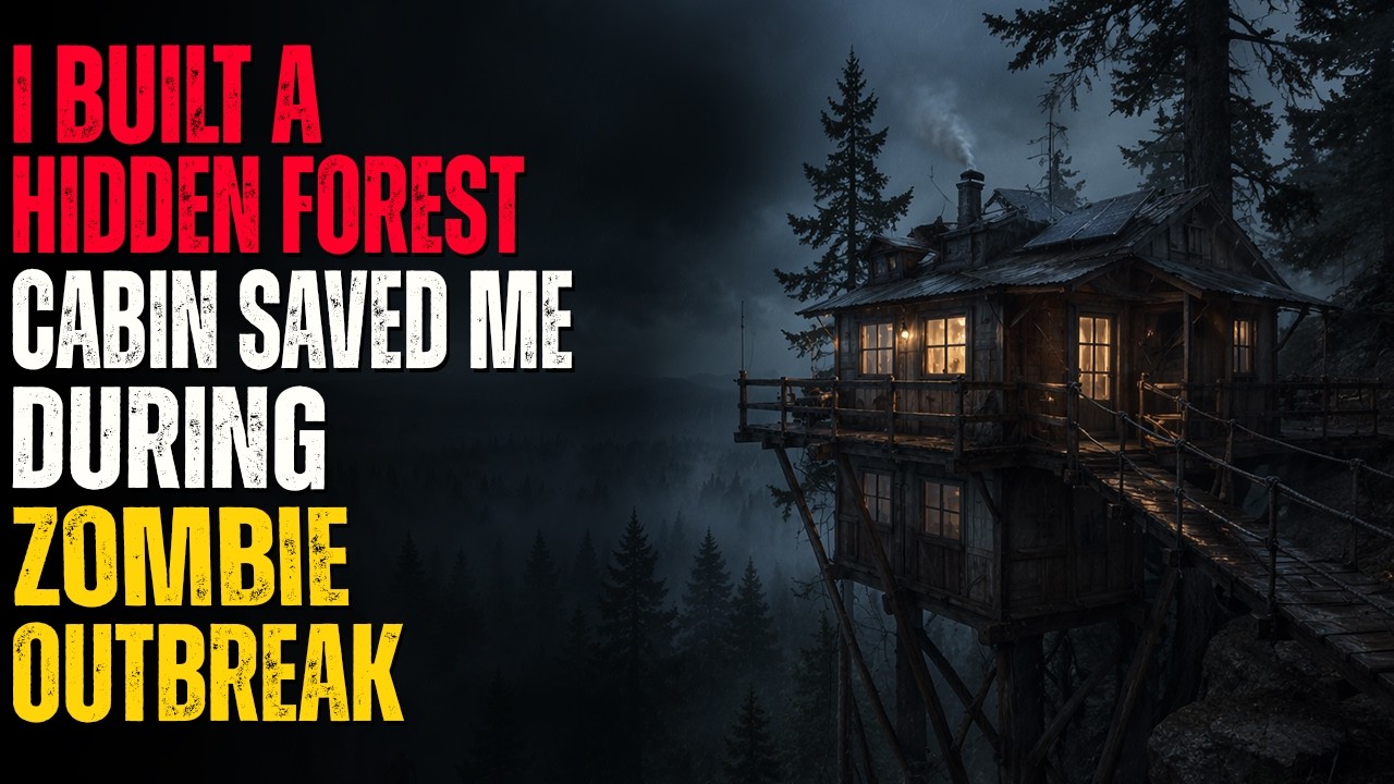 I Built a Hidden Cabin Above the Forest After the ZOMBIE OUTBREAK Spread