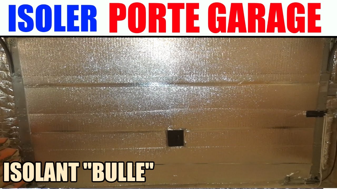 isoler une porte de garage kit isolation porte de garage