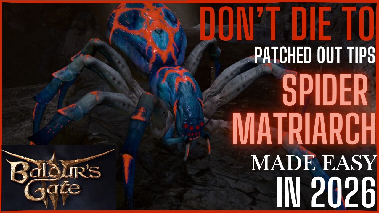 Baldur's Gate 3: Defeat the Phase Spider Matriarch. Easiest Method that hasn't been patched out