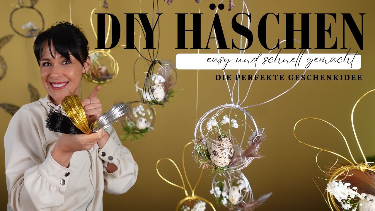 DIY HÄSCHEN / die perfekte GESCHENKIDEE zu OSTERN / einfach und schnell