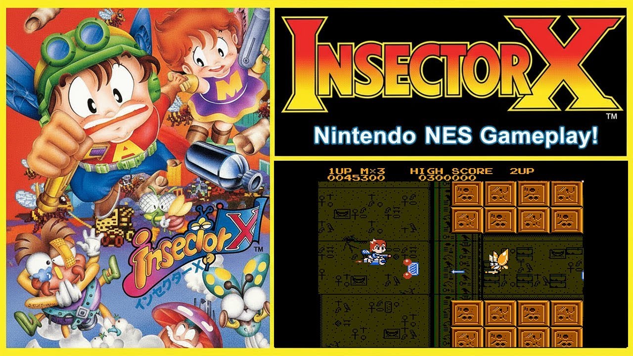 Insector X (NES) – A Bug’s Life in Shmup Form 🐜💥