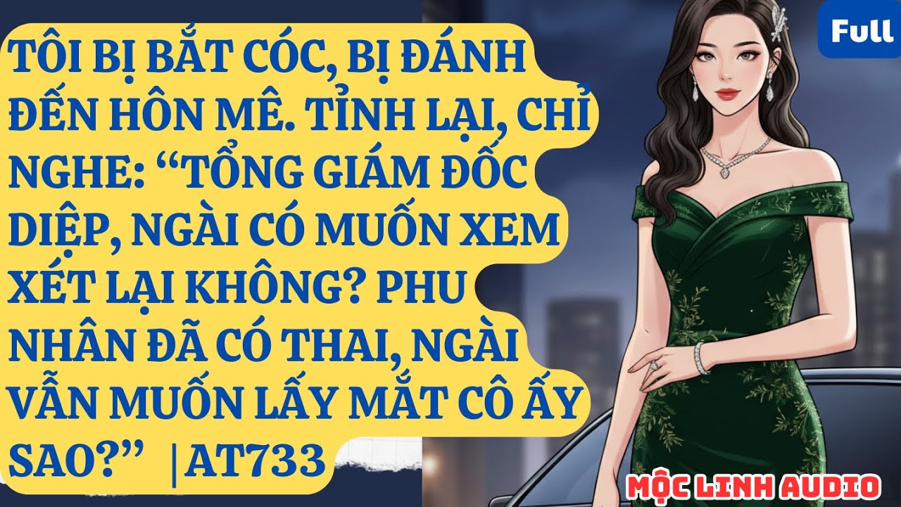 TÔI BỊ BẮT CÓC, BỊ ĐÁNH ĐẾN HÔN MÊ. TỈNH LẠI, CHỈ NGHE: “TỔNG GIÁM ĐỐC DIỆP, NGÀI CÓ MUỐN  | AT733
