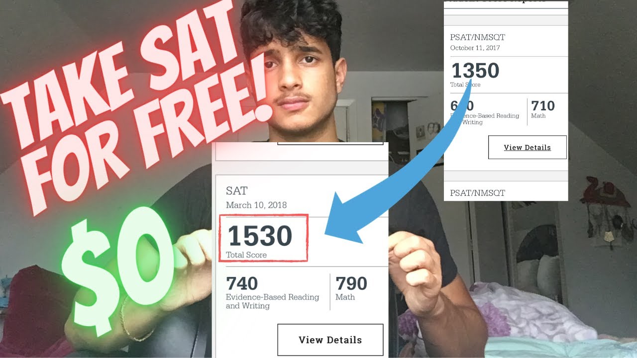 How I Took The SAT EXAM TWICE For FREE!