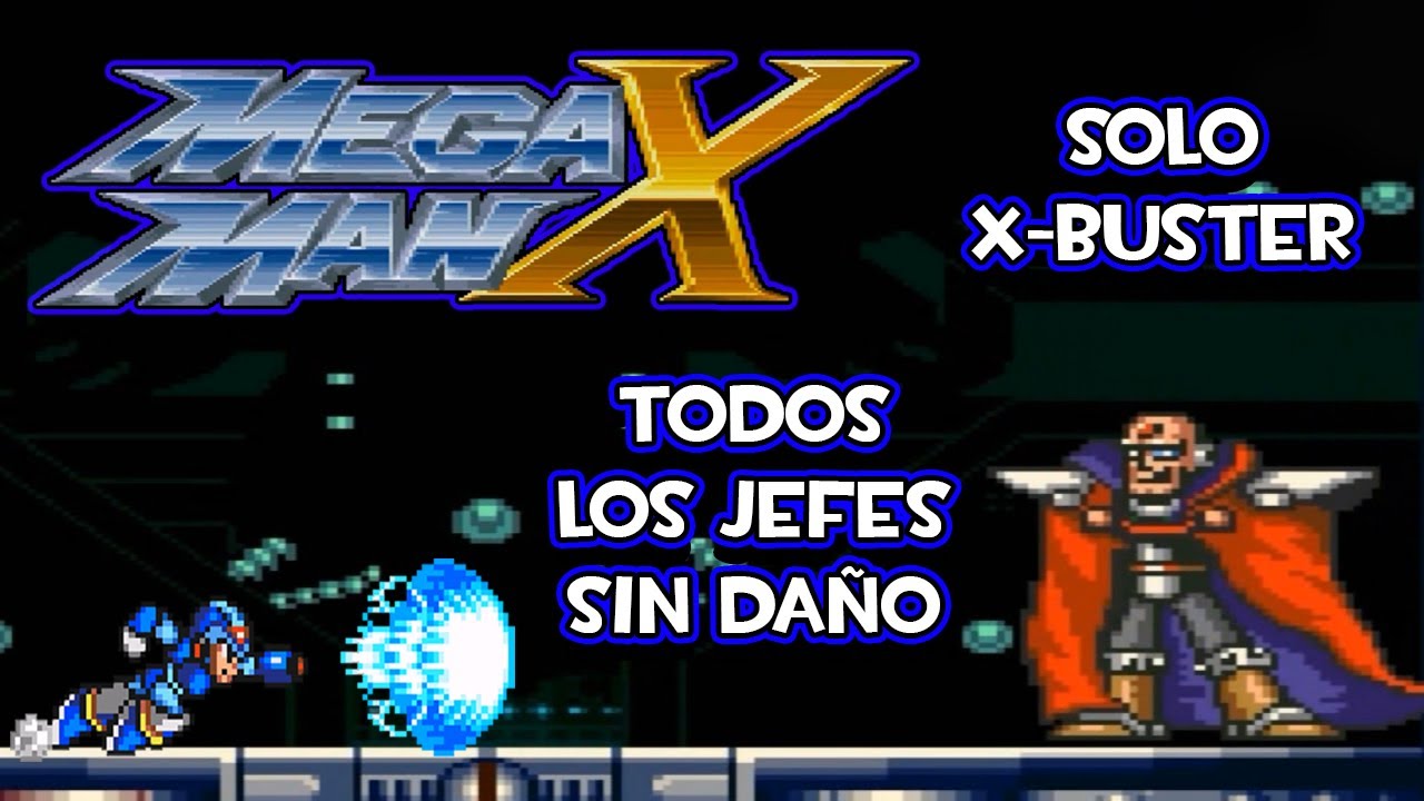 Megaman X (SNES) - Todos Los Jefes (X Buster, Sin Daño)