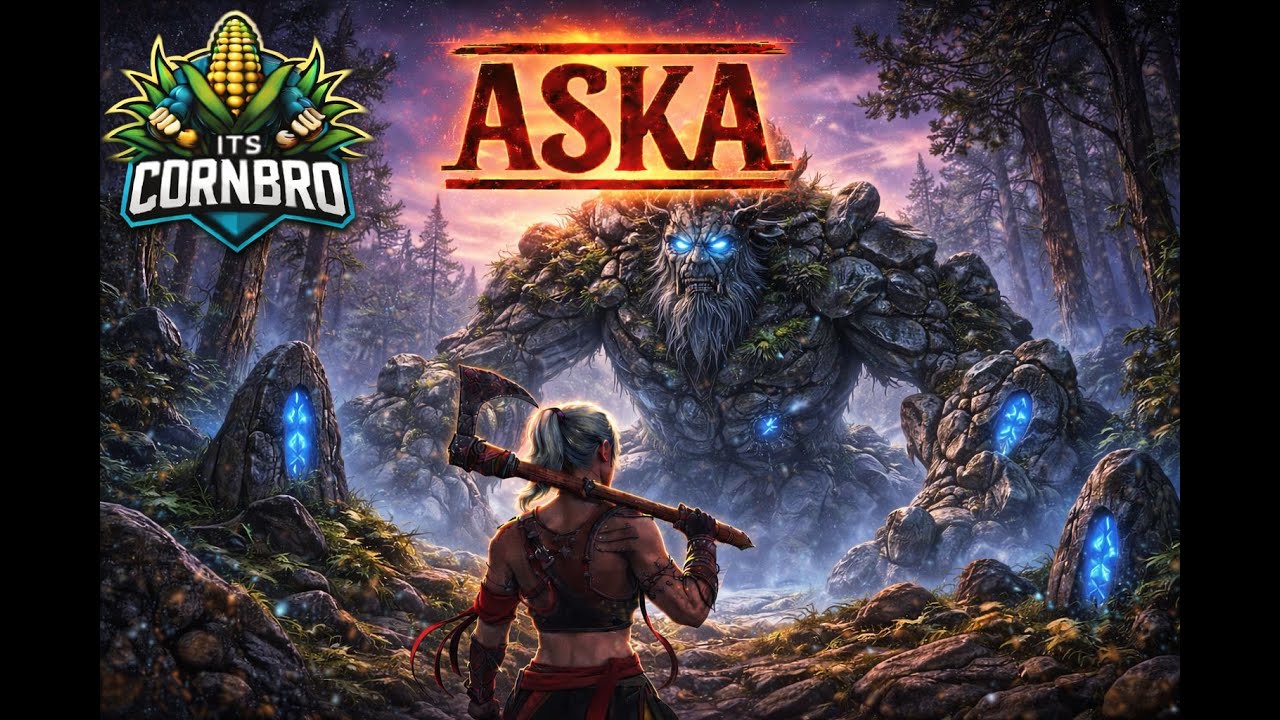 Defeating Stone Jotun - Aska