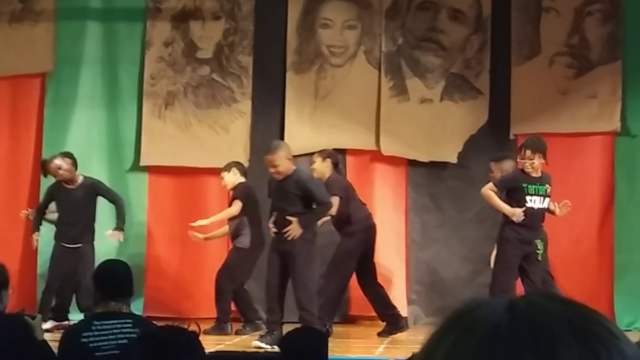 T.G Terry Elementary School. Black History Month. Song Dancing Machine. By M.J