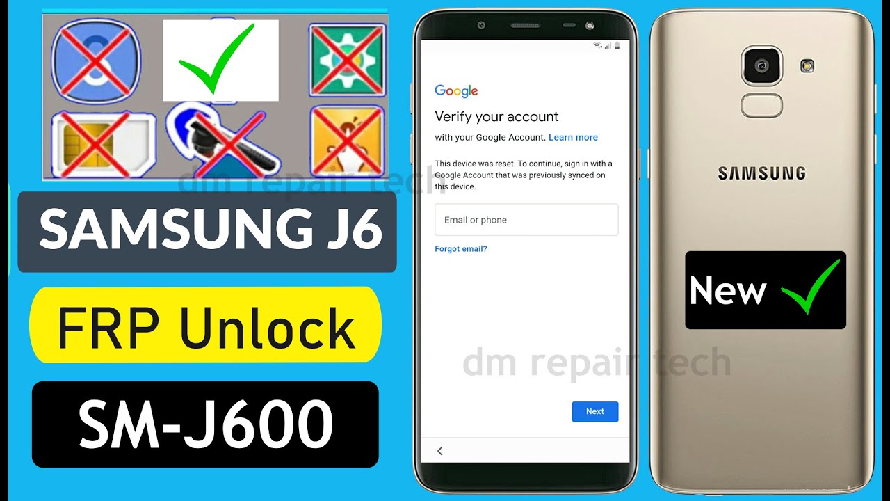 SAMSUNG J6 FRP Bypass Android 10 2021 | SAMSUNG J6 (SM-J600) Google Account Bypass With PC - New ✅