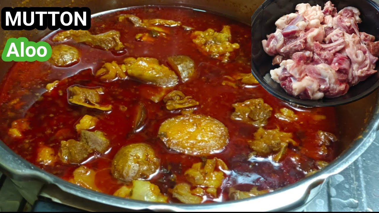 Mutton Aloo Curry Odia  |Khasi Mansa Alu Jhola  |Dhaba Style Mutton Curry  |मटन आलू करी हिंदी में |