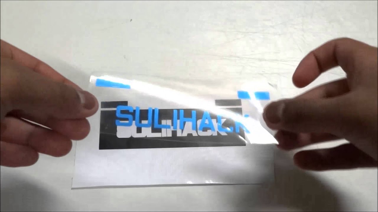 Multi-Color Cut Vinyl Decal Tutorial