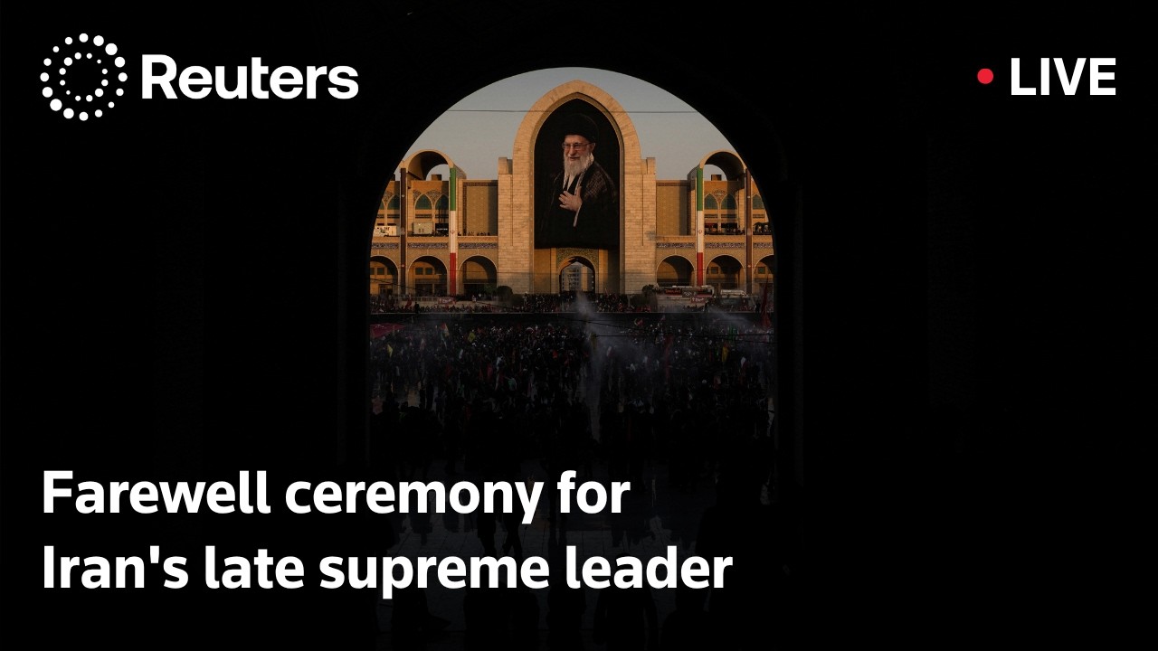 LIVE: Farewell ceremony for Iran's late Supreme Leader Ali Khamenei