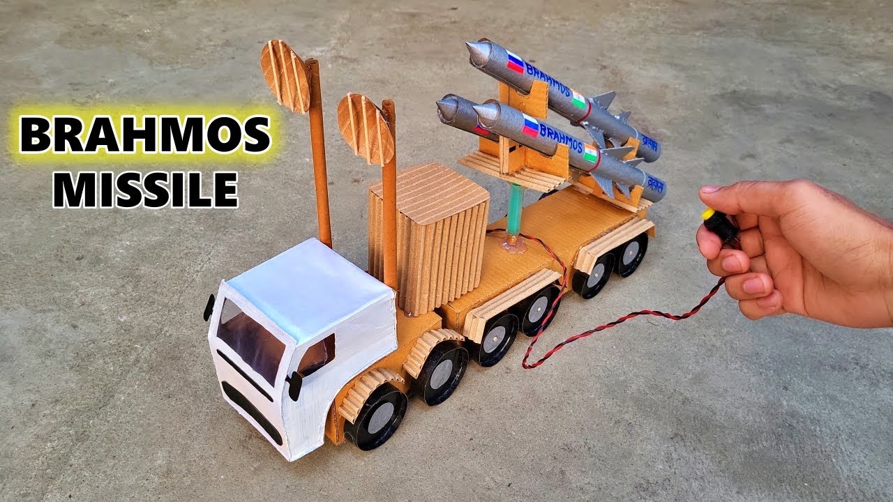 Brahmos missile working model for school project and science exhibition | New science project