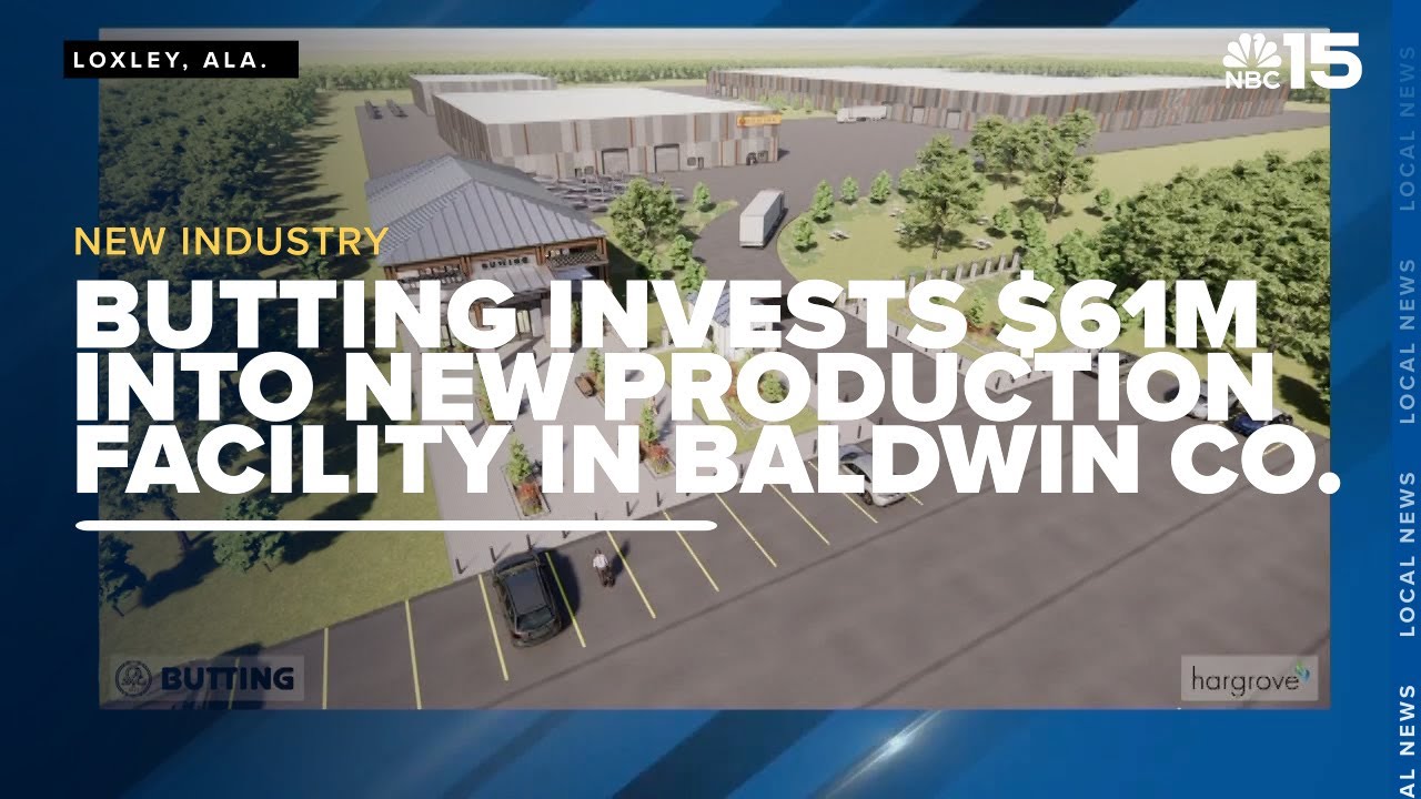 Butting invests $61M in first US production facility and HQ in Baldwin County -  WPMI NBC 15