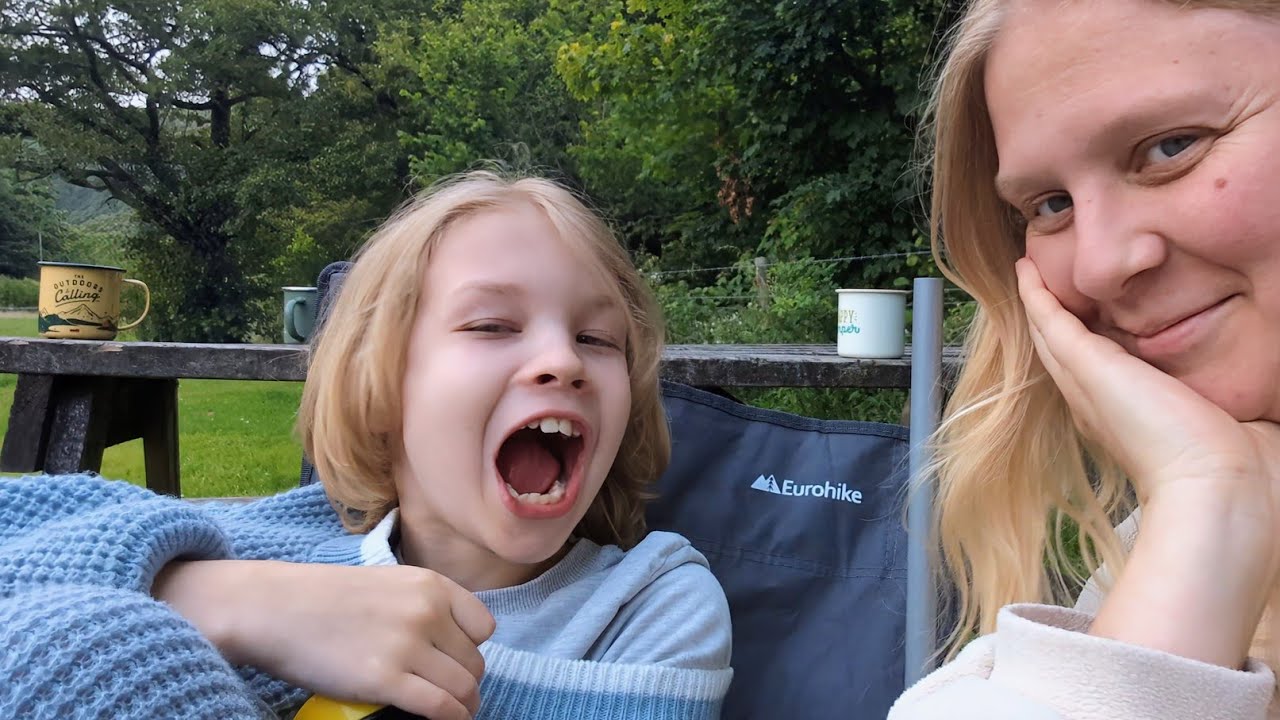 Autistic Son's Camping Experience - midnight walk and fudge!