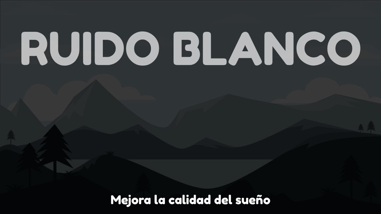 RUIDO BLANCO 4 horas: DORMIR, RELAJACIÓN, Mejora la ATENCIÓN y REDUCE el ESTRÉS (Pantalla NEGRA)