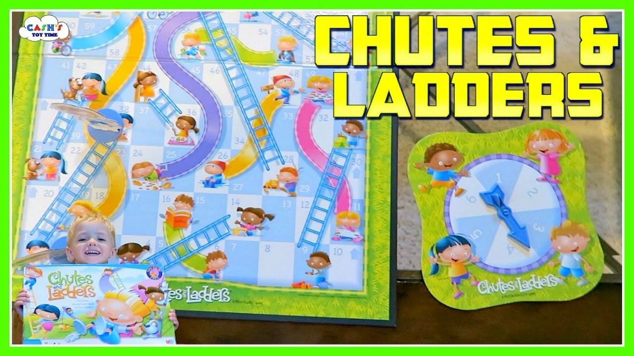 CHUTES & LADDERS Classic Board Game Review For Kids