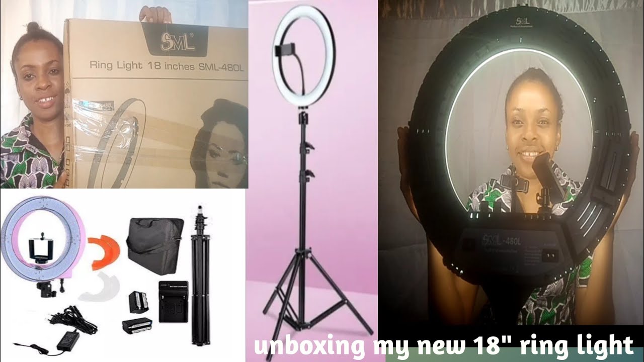 How to fix 18 inches Ring light for YouTube or Instagram videos/Ring light unboxing and assemble