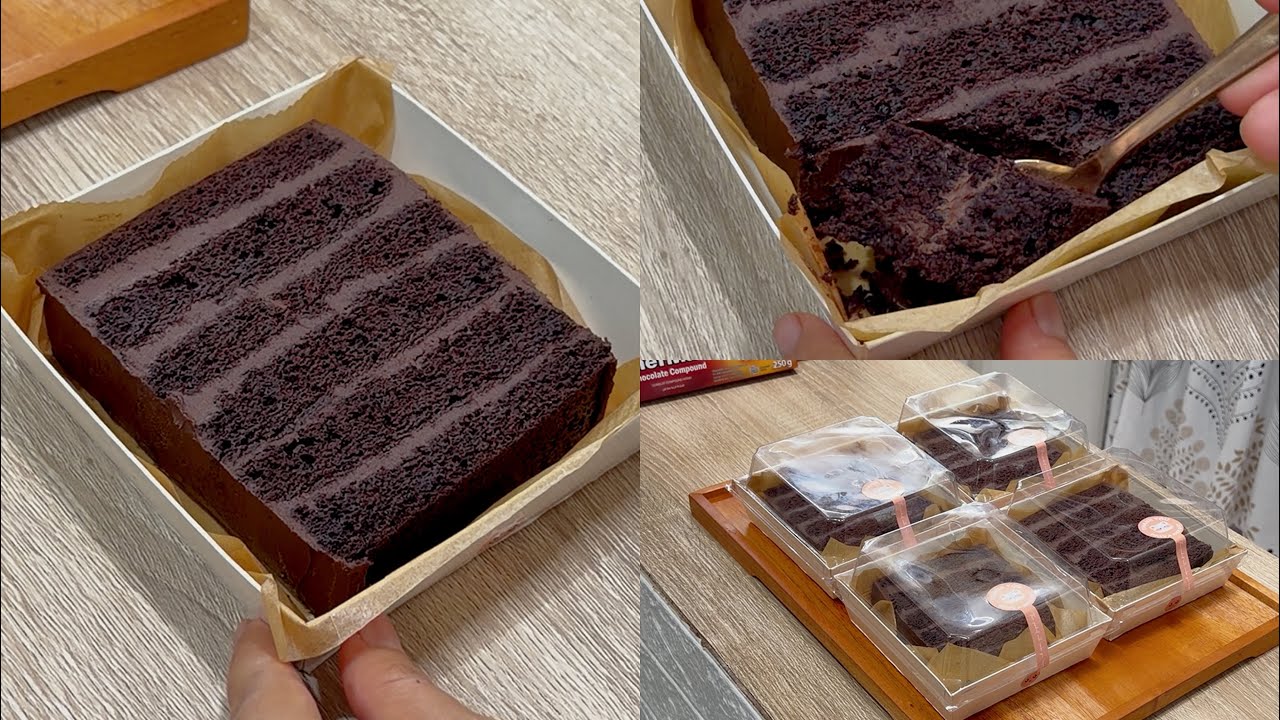 Tanpa mixer jadi 12 lapis cake MOIST & TER-NYOKLAT auto Ludes, 1 Dozen Layers Chocolate Fudge Cake 
