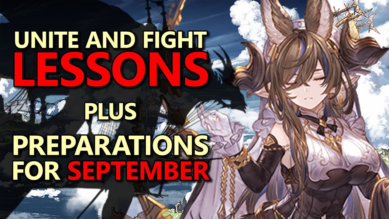 Unite and Fight Lessons plus preparations for the Water one - Granblue Fantasy