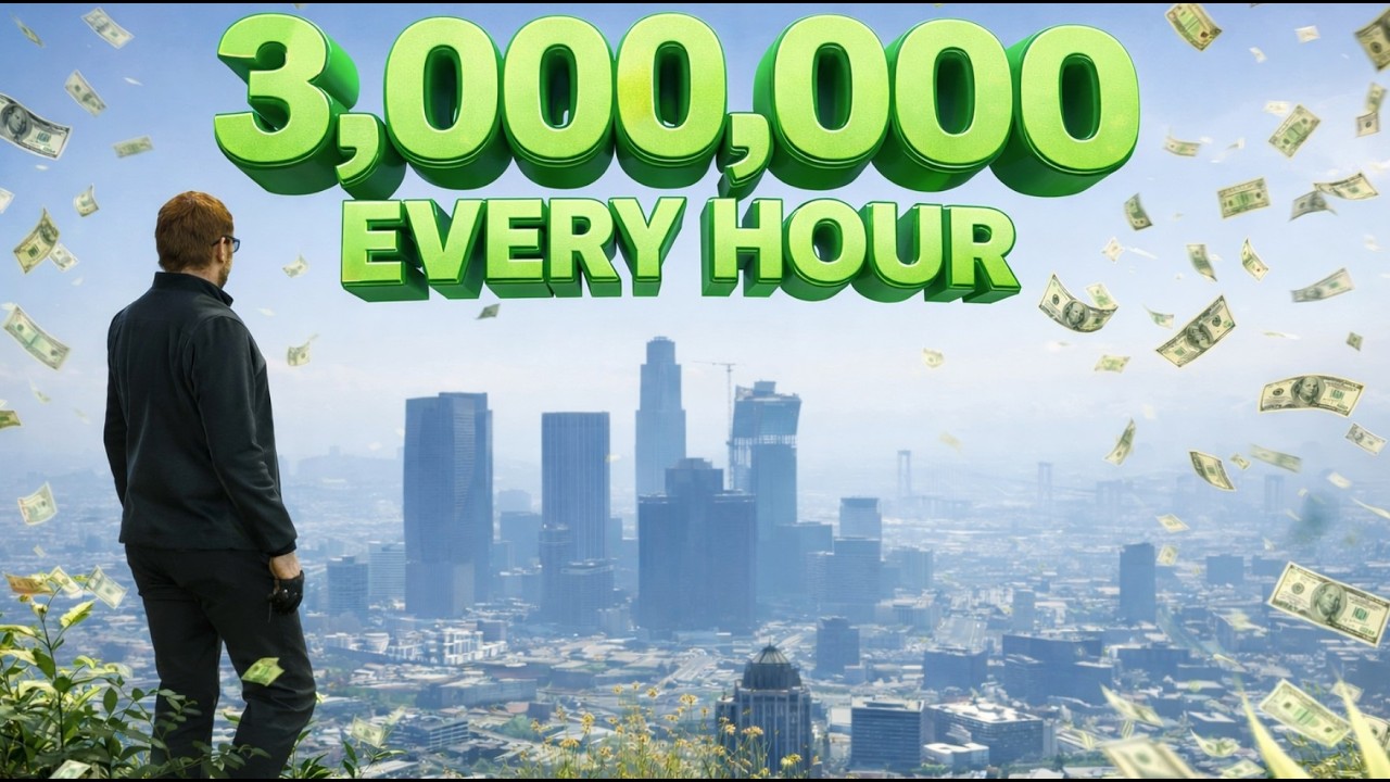 You can MAKE $3,000,000 EVERY HOUR in GTA Online!