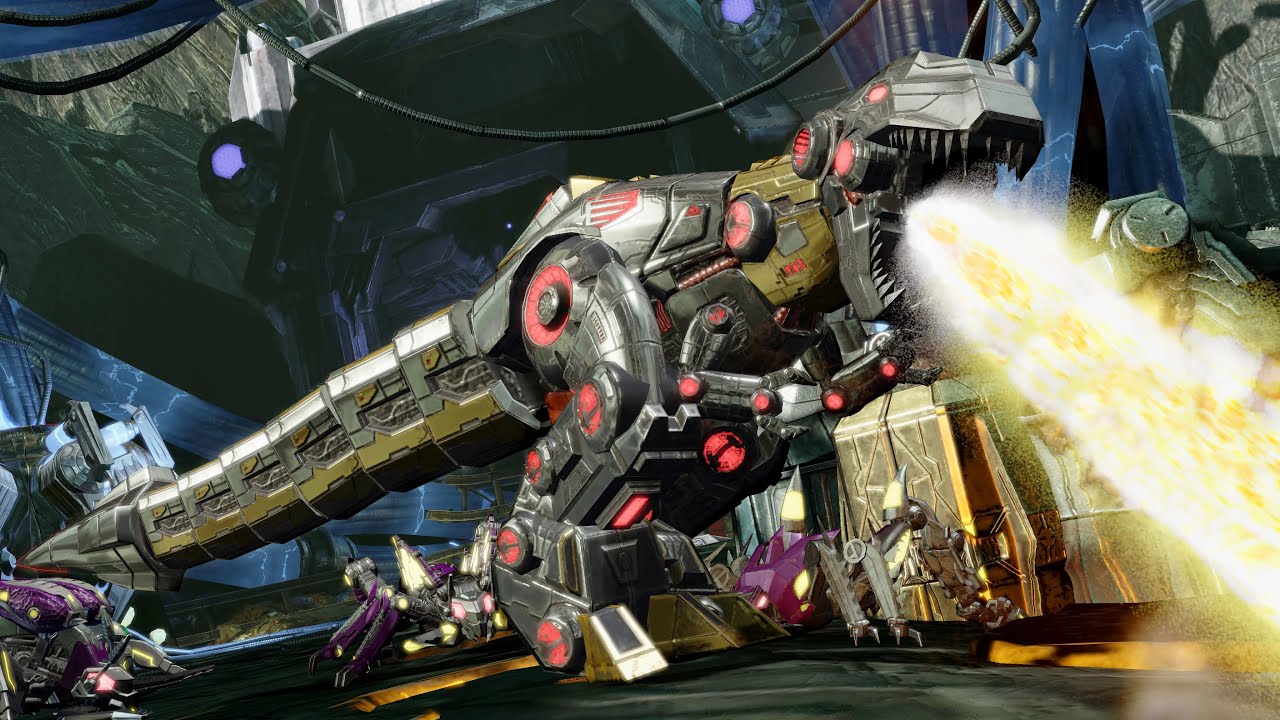 The Rage of Grimlock the DinoBot Transformers Fall of Cybertron