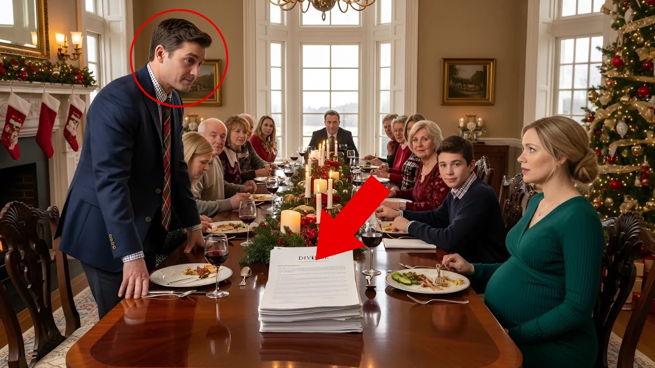 After a night with his mistress — Pregnant wife divorced him at the family Christmas dinner