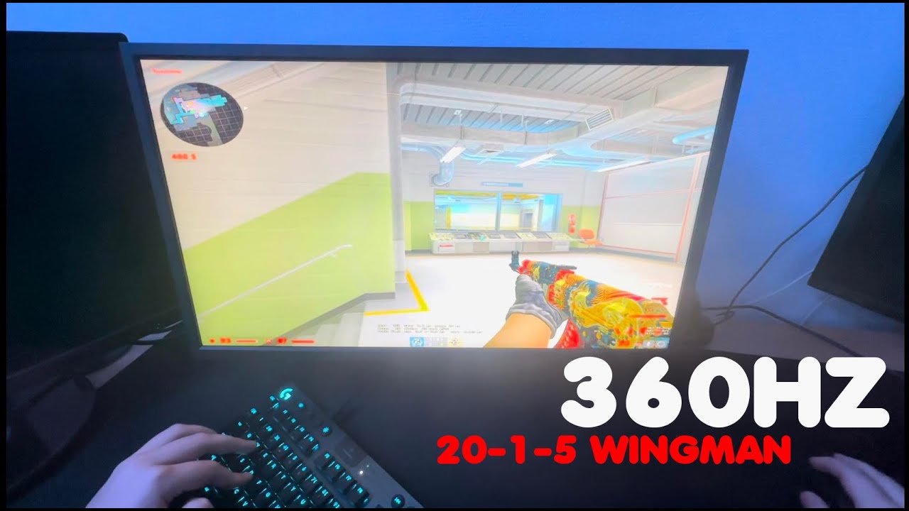 Benq Zowie xl2566k 360hz - CSGO Gameplay (POV)