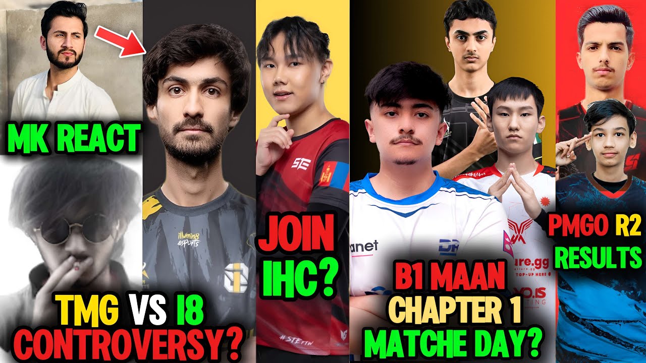 I8 VS TMG CONTROVERSY😨PMGO QUALIFY TEAMS✅SANCHIR JOIN IHC ESPORT😍B1 MAAN ESPORT MATCHES 🥰