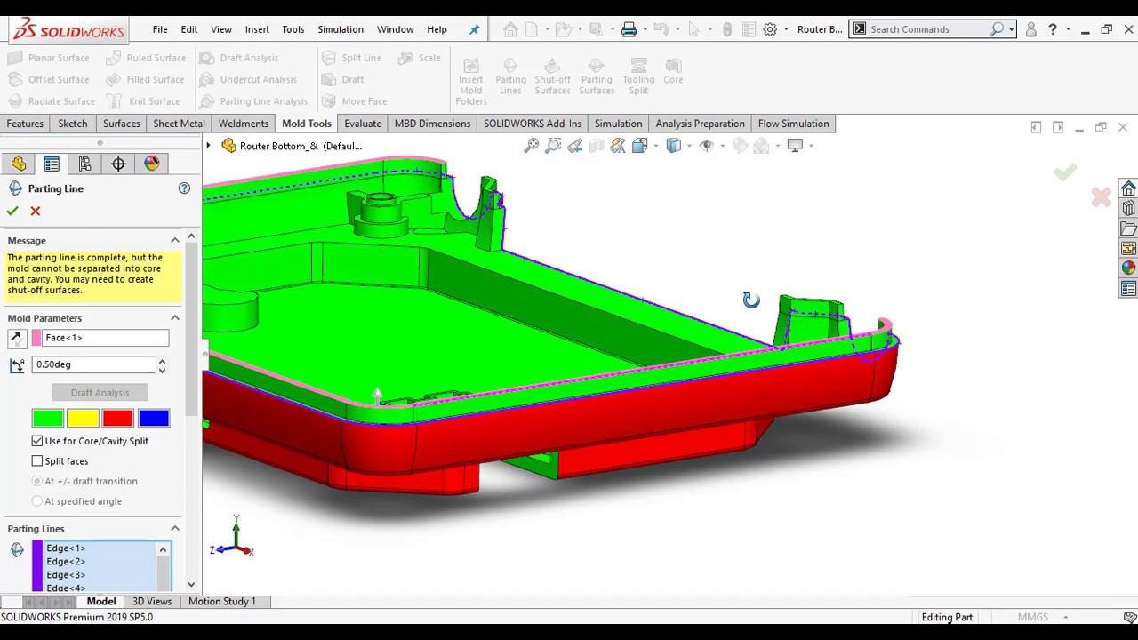 Solidworks Maçalı Kalıp