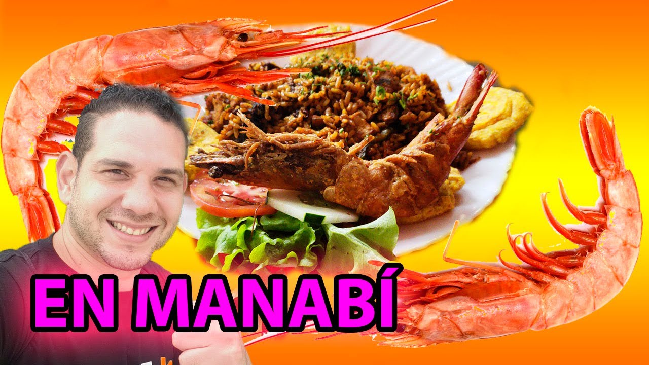 Probando el arroz marinero en Manabí MANTA. Albert Oleaga. Ecuador