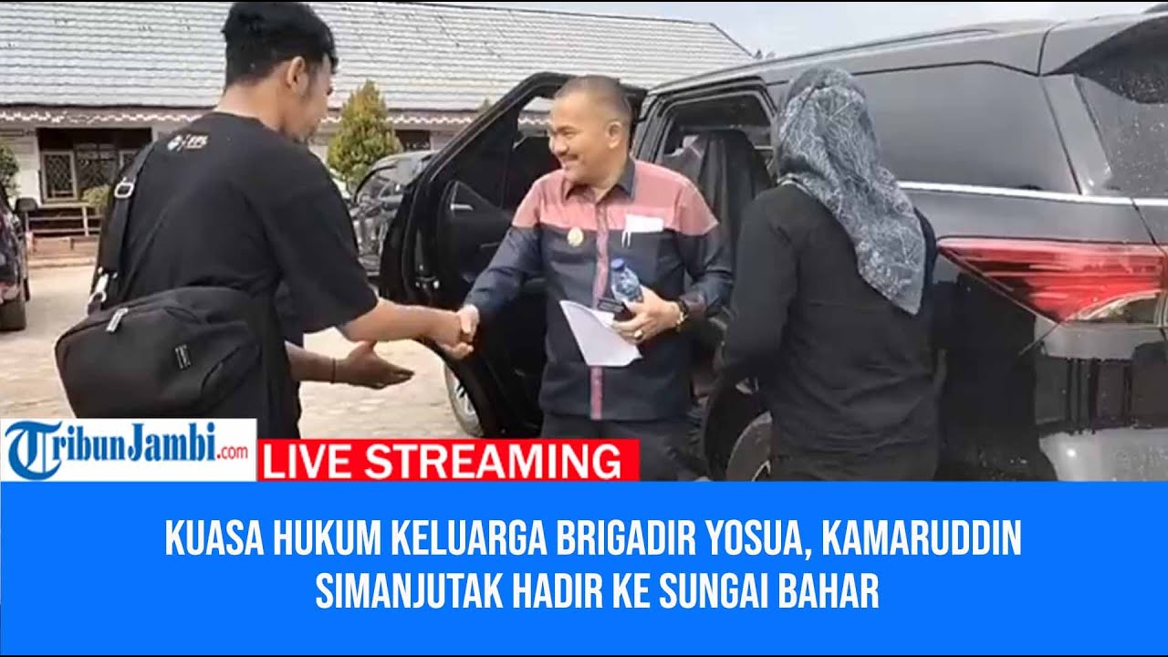 Kedatangan Kamaruddin Simanjuntak di Kediaman Mendiang Brigadir Yosua di Sungai Bahar
