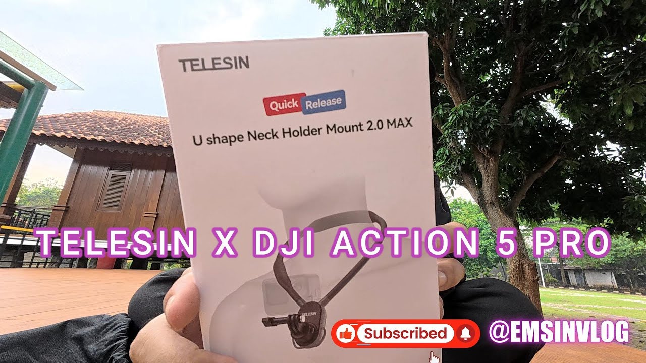TELESIN U SHAPE NECK HOLDER x DJI OSMO 5 PRO | VLOG DAILY | DJI OSMO ACTION CAM 5 PRO| UNBOXING