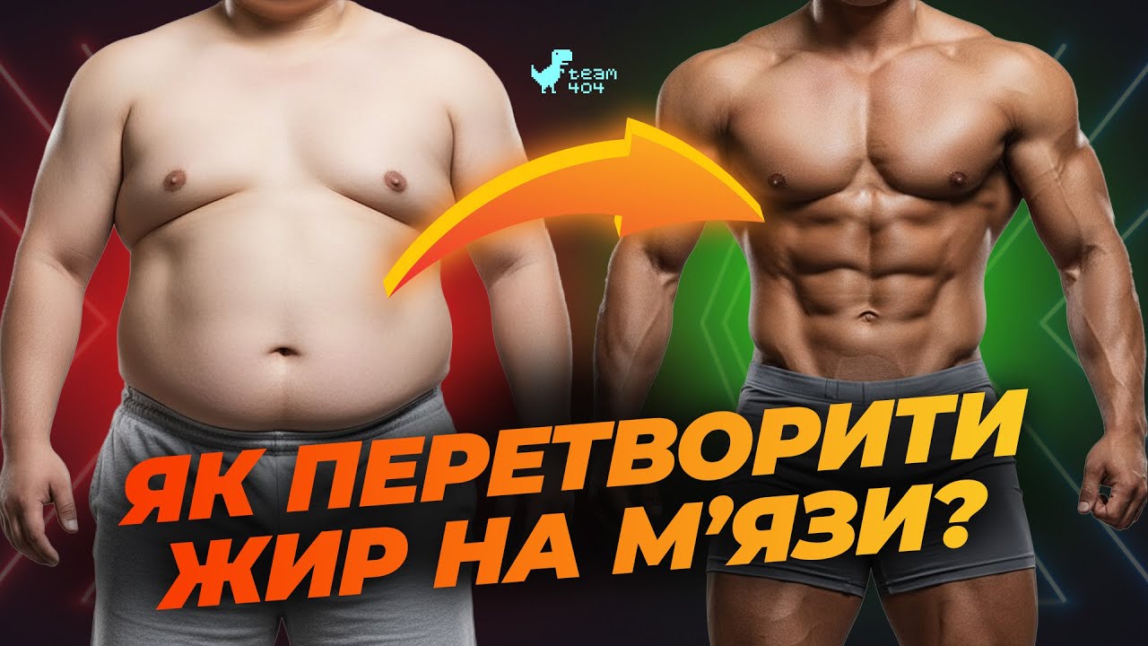 РЕКОМПОЗИЦІЯ ТІЛА💪 Як одночасно забрати жир та наростити мʼязи?