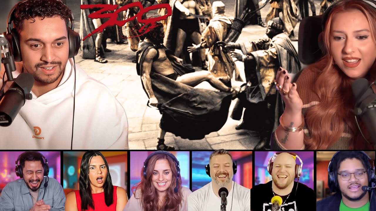 ICONIC &ldquo;THIS IS SPARTA&rdquo; SCENE REACTIONS! 300 (2006) MOVIE REACTION MASHUP!
