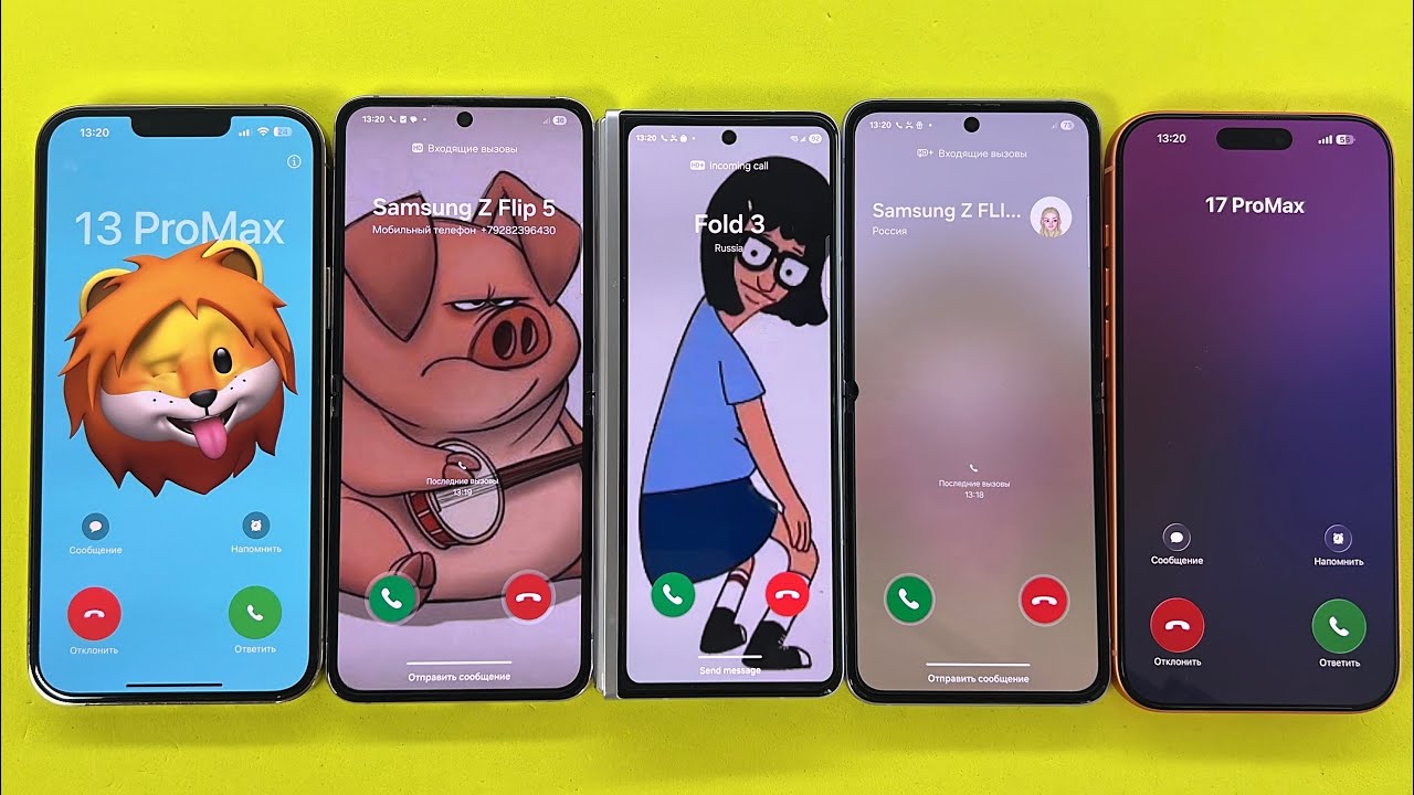 Madness Incoming Outgoing Call iPhone 17 ProMax, iPhone 13 ProMax, Samsung Z Fold3, Z Flip3, Z Flip5